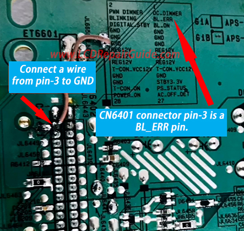 How to Bypass 4X LED Blinking Error for Sony KDL-55W900A Smart LED TV